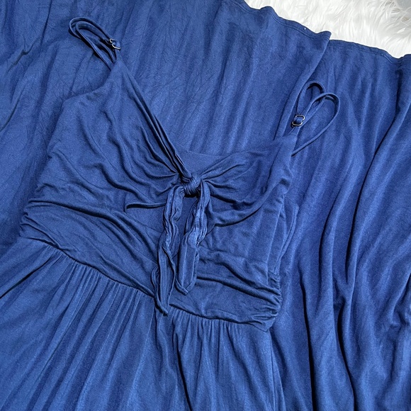 EUC. Moulinette Soeurs {Anthropologie} Blue Super Soft Maxi Dress + Pockets | XS - Picture 11 of 14